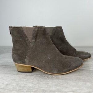 𝅺rebels Taupe Suede Ankle Boots